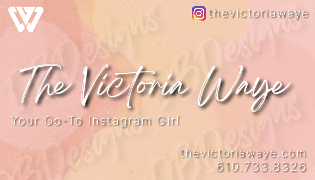 The Victoria Waye business card front