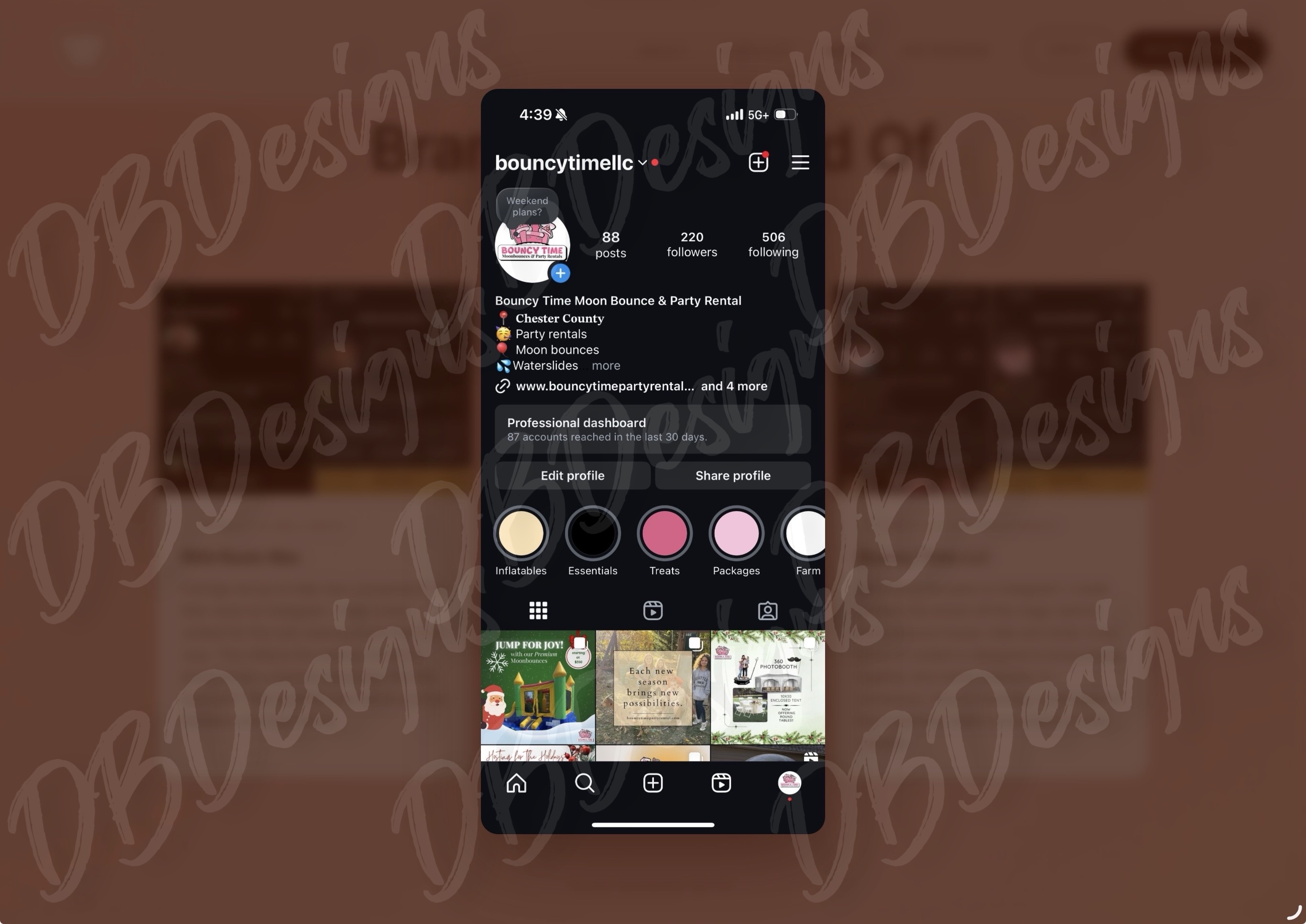 The Victoria Waye Instagram client management